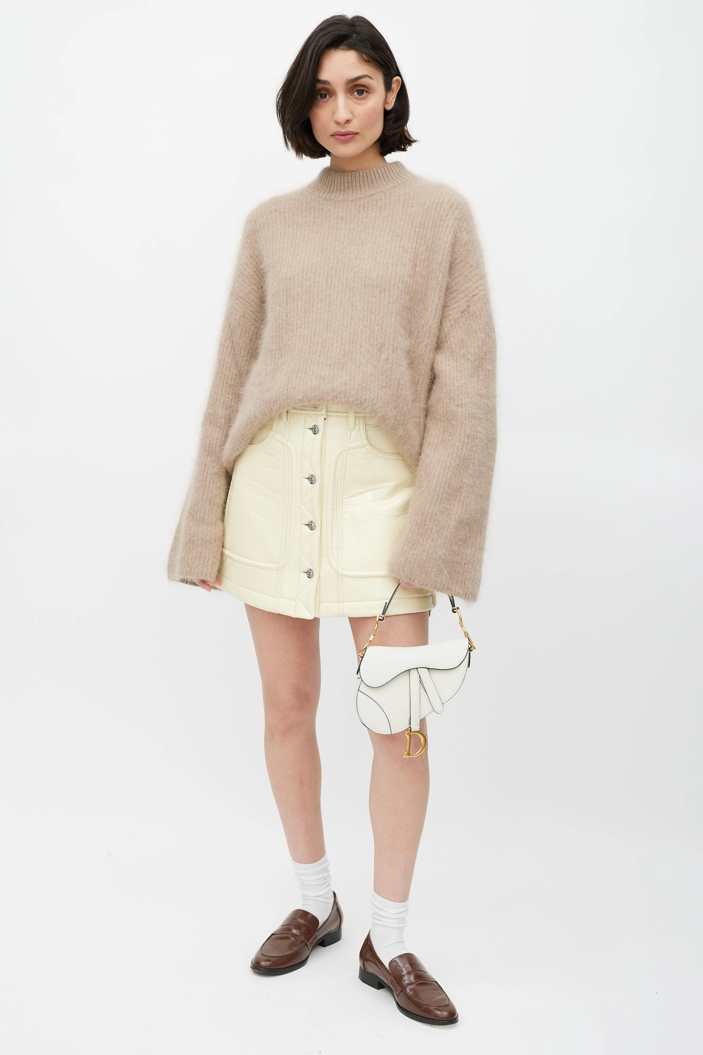 2020 Leather Mini Saddle Bag