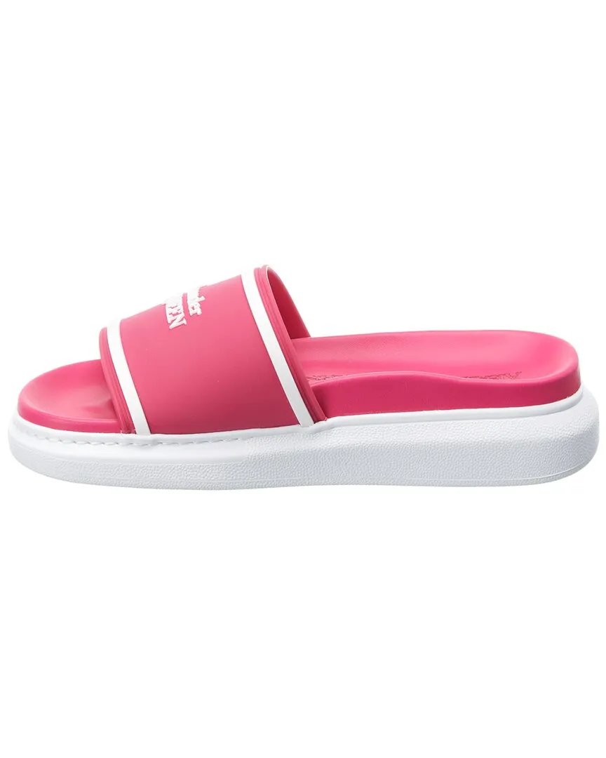 Alexander Mcqueen Oversized Hybrid Signature Slide