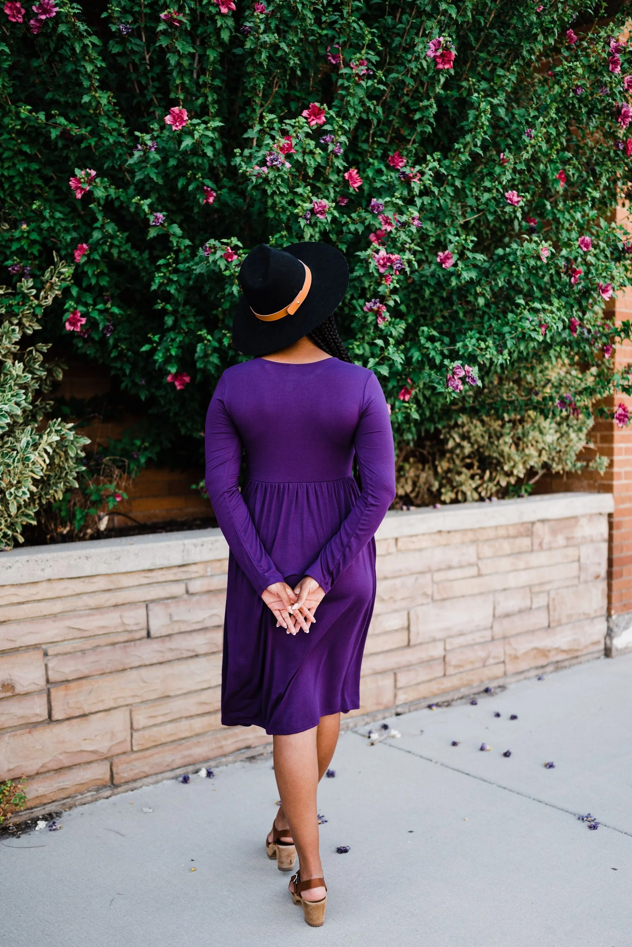 Be Chic Dress- Purple