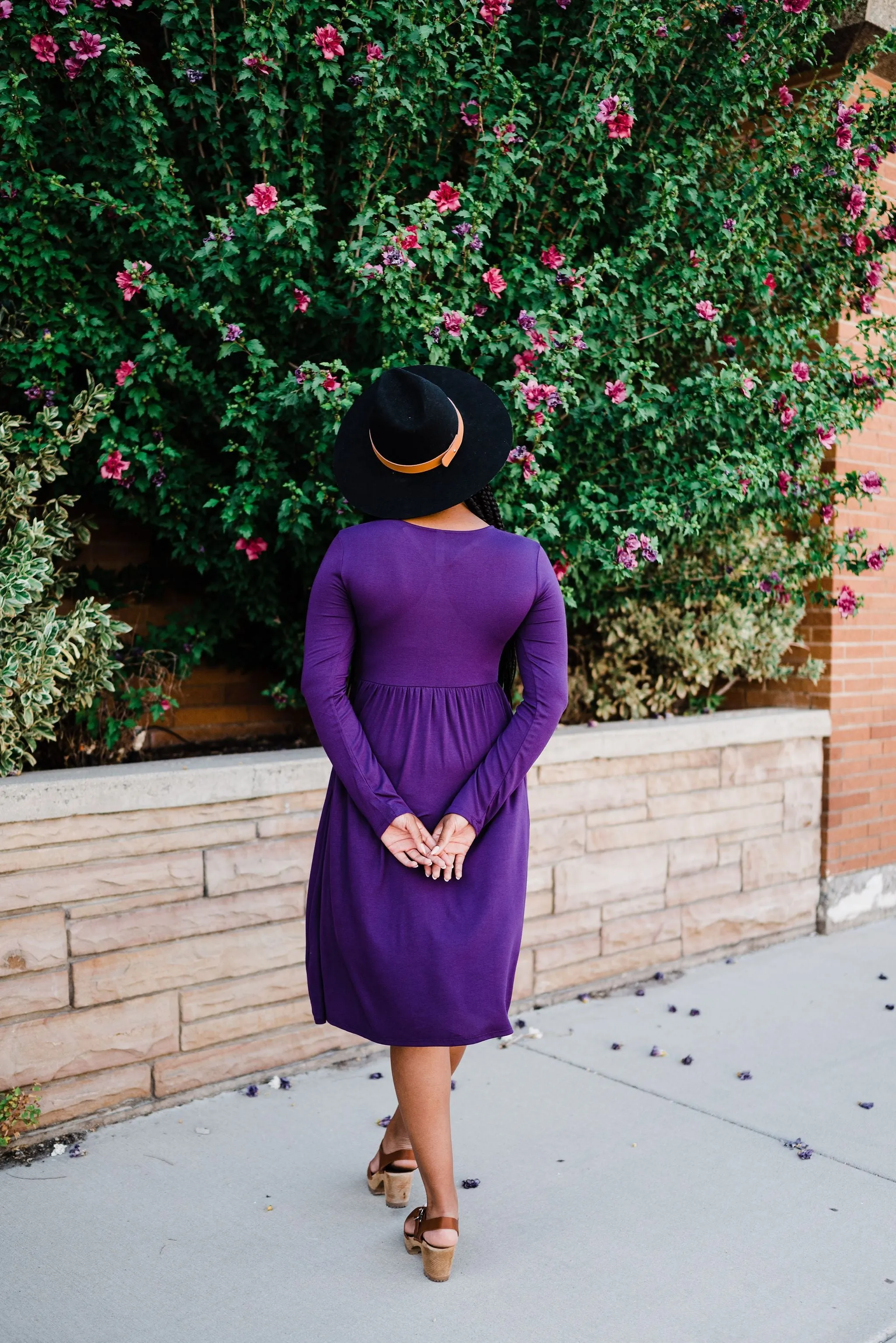 Be Chic Dress- Purple