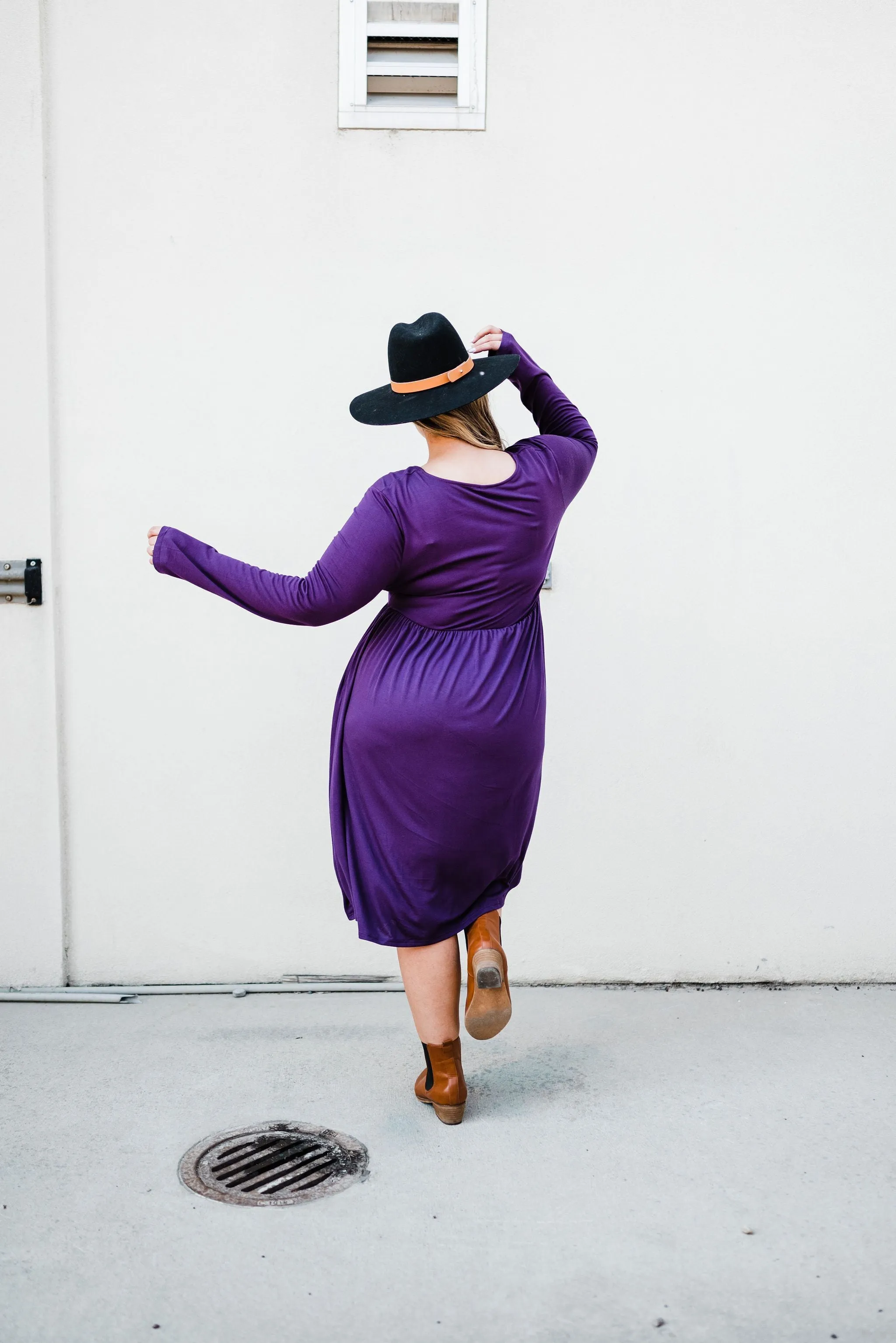 Be Chic Dress- Purple