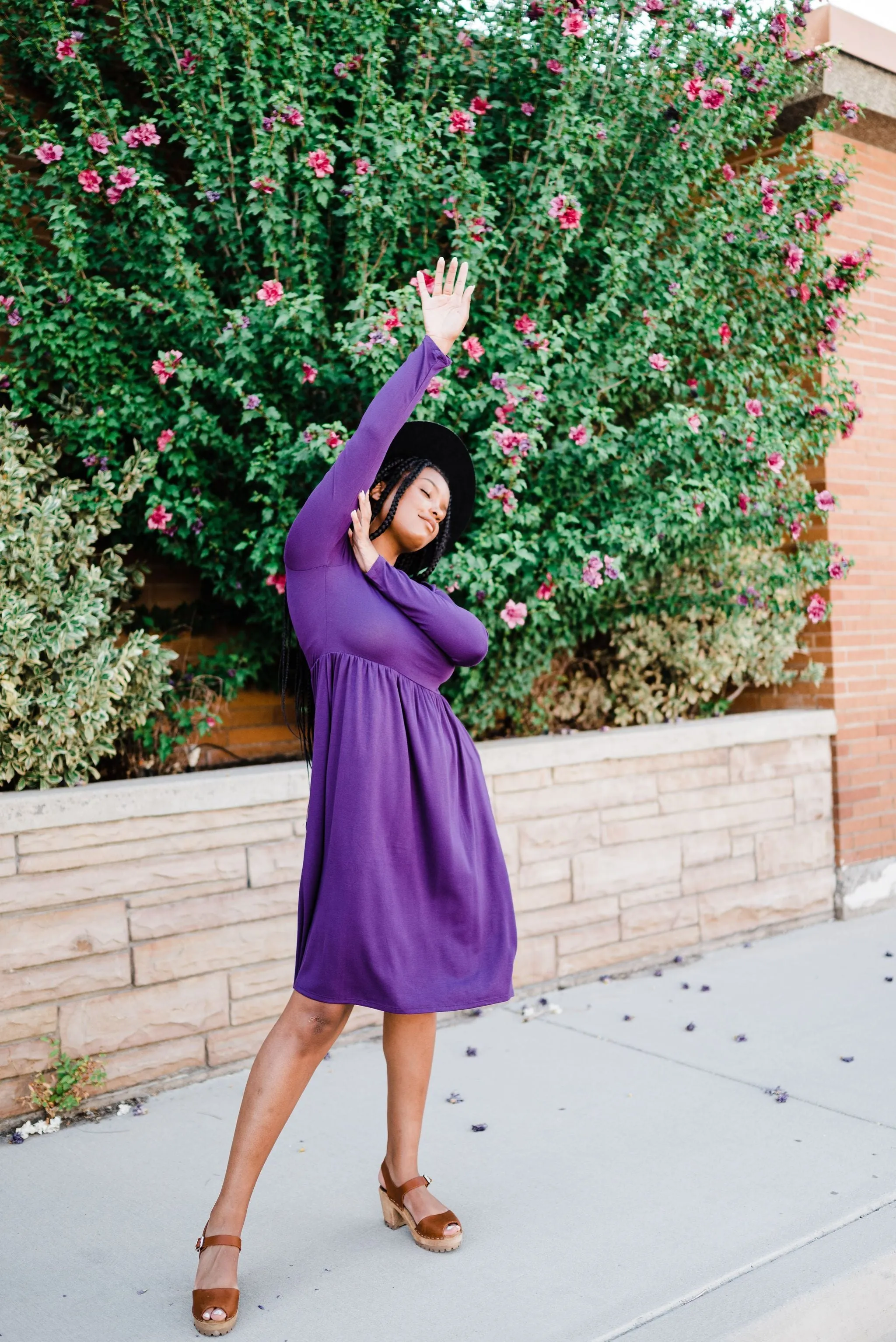 Be Chic Dress- Purple