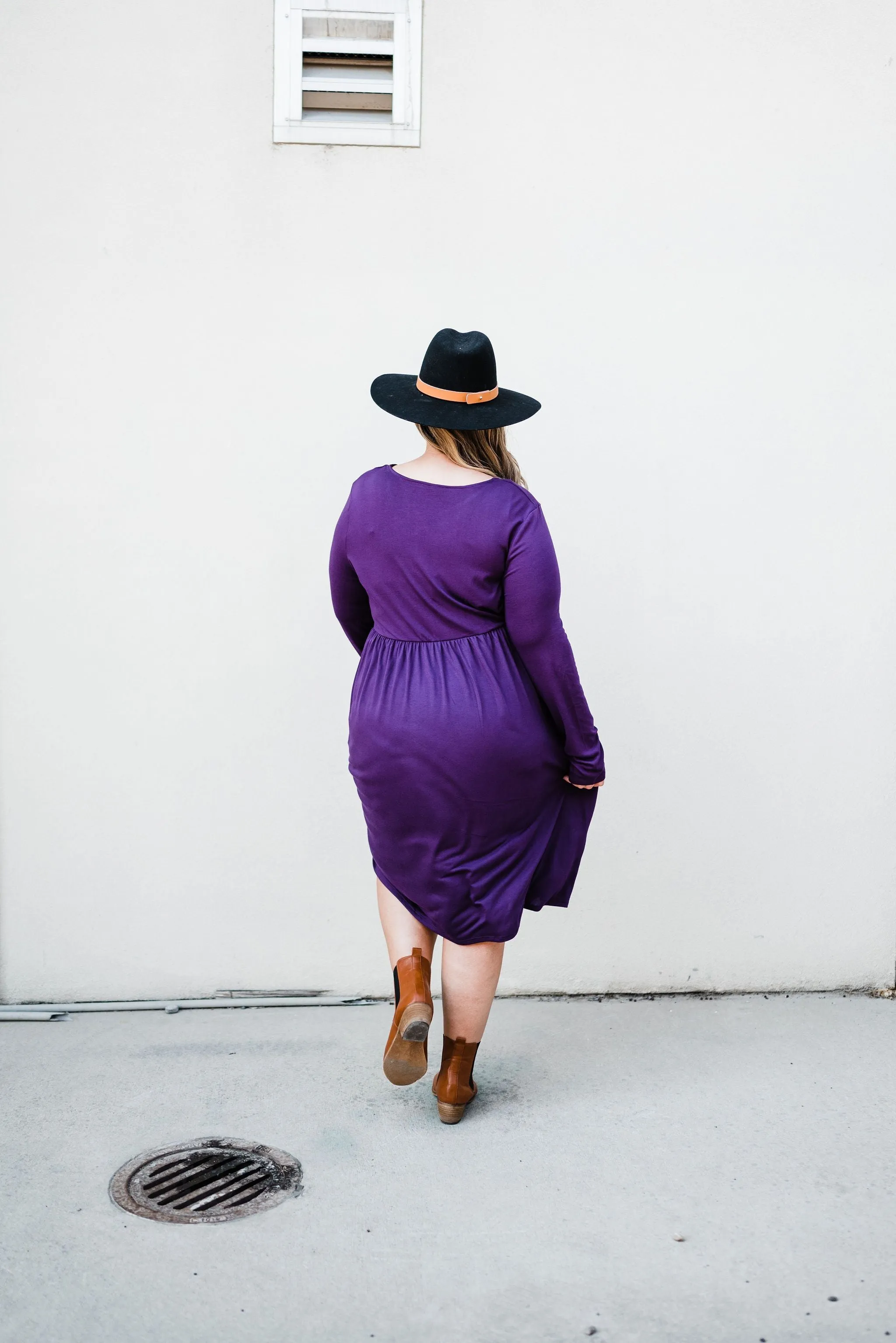 Be Chic Dress- Purple
