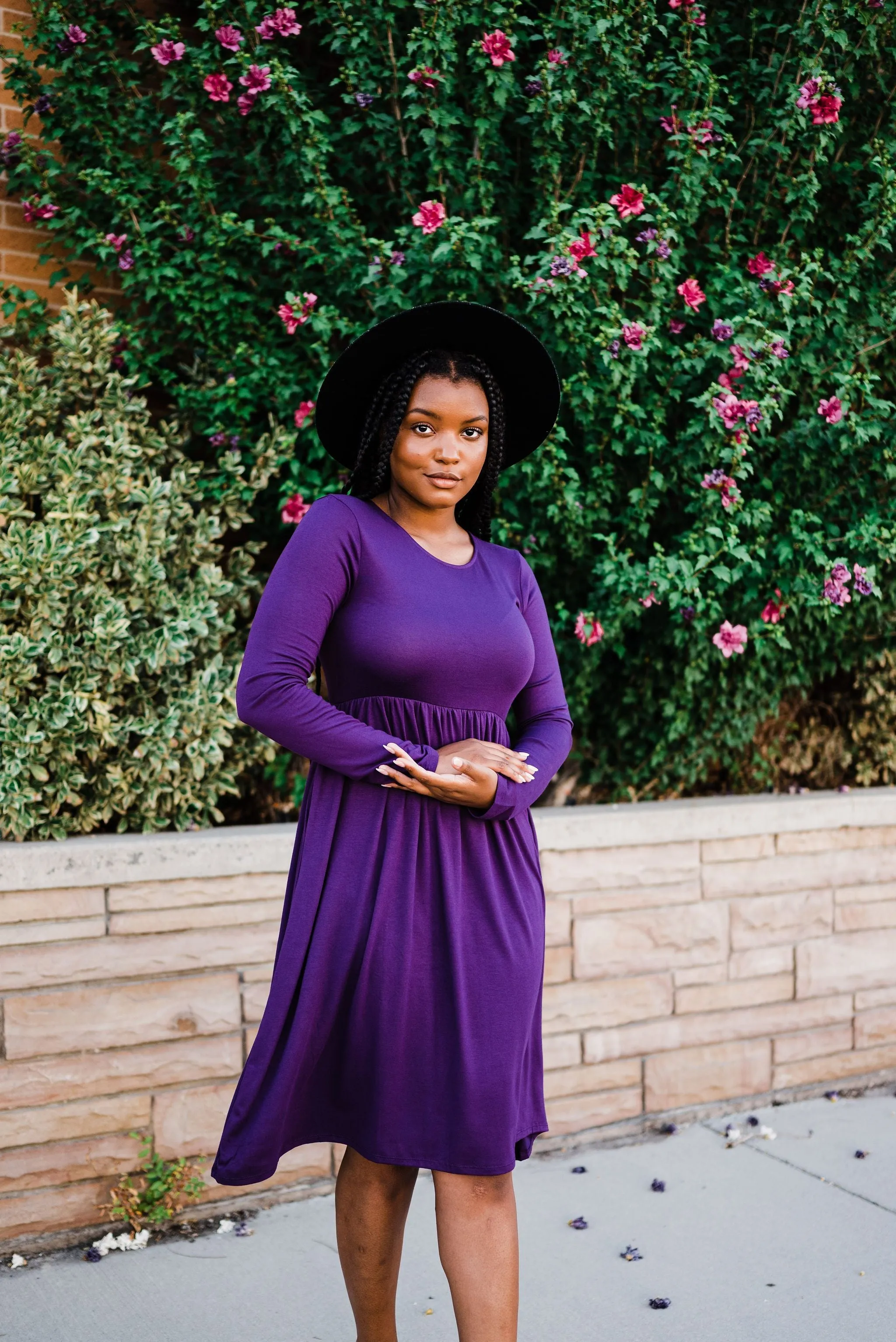 Be Chic Dress- Purple