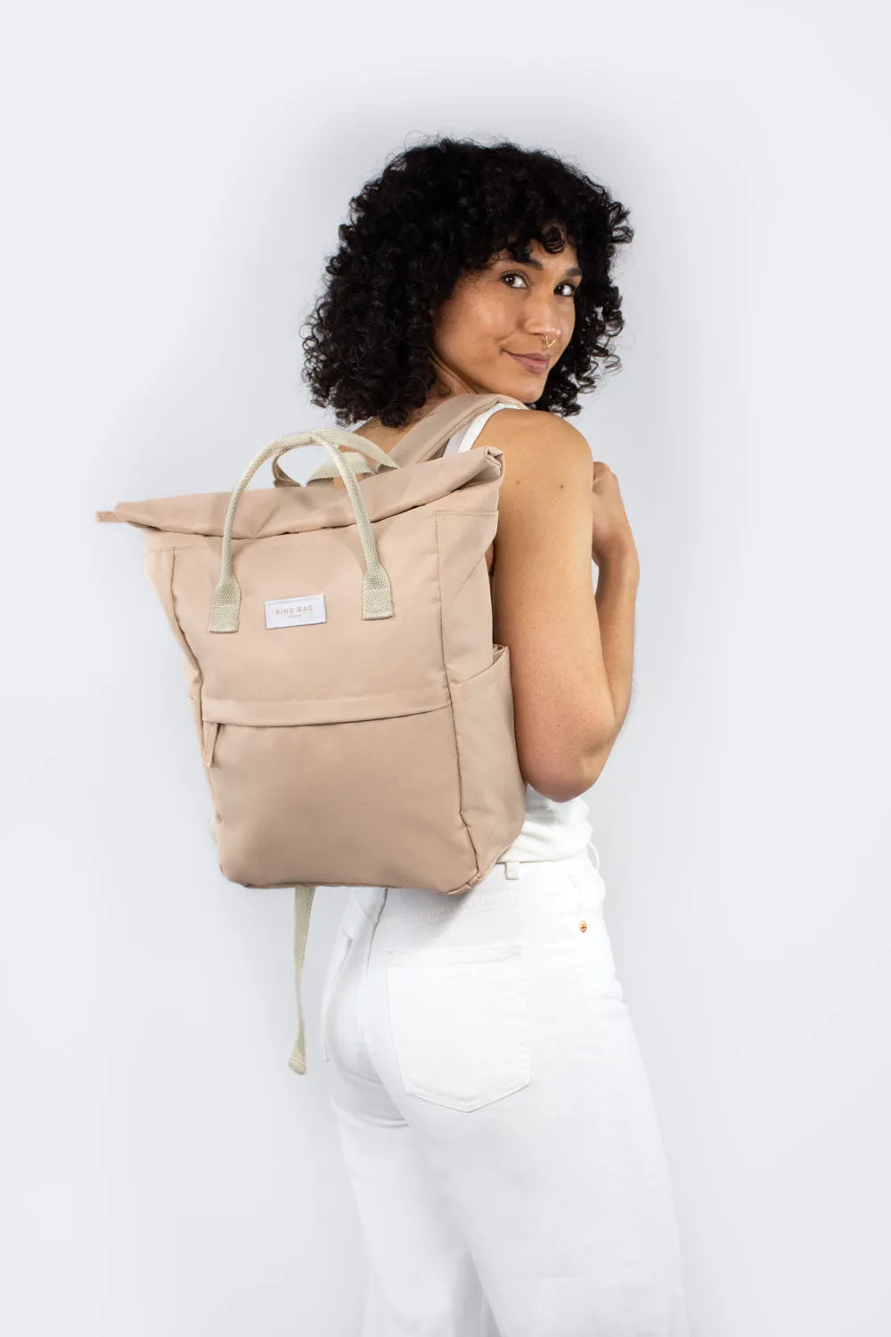 Beige | Hackney Backpack | Medium