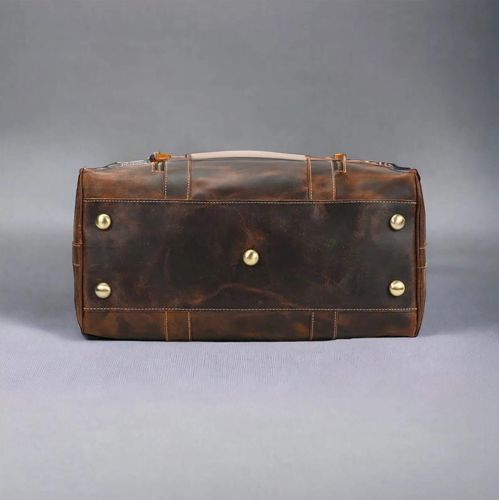 best cowhide leather duffle bag