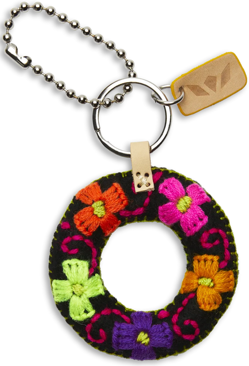 Black Felt Alphabet Charms