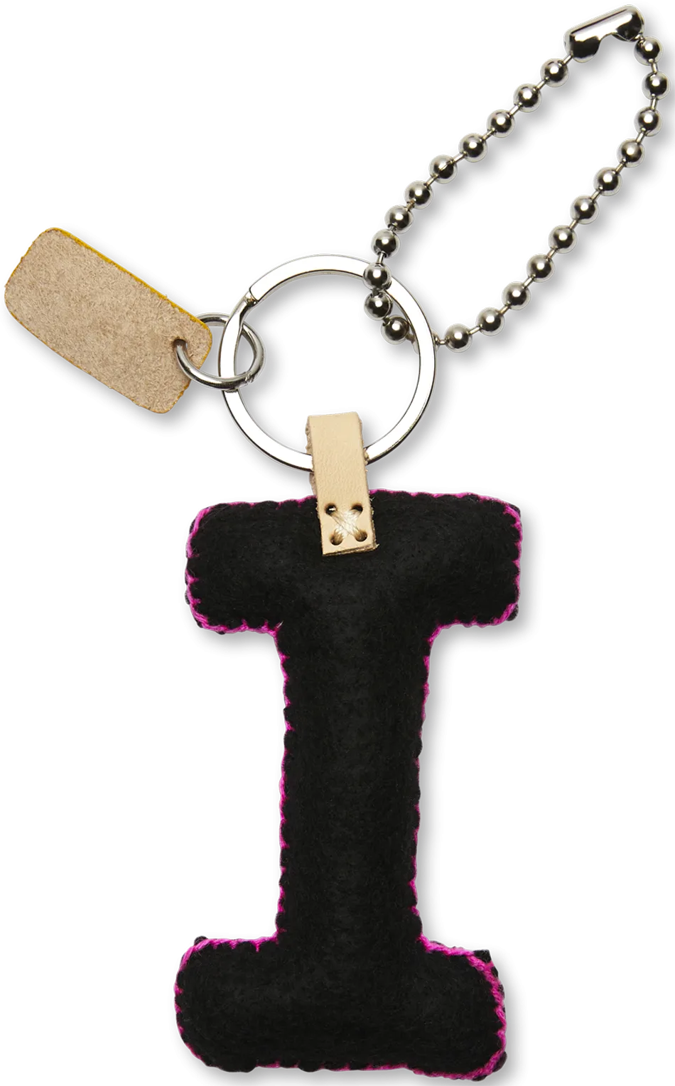 Black Felt Alphabet Charms