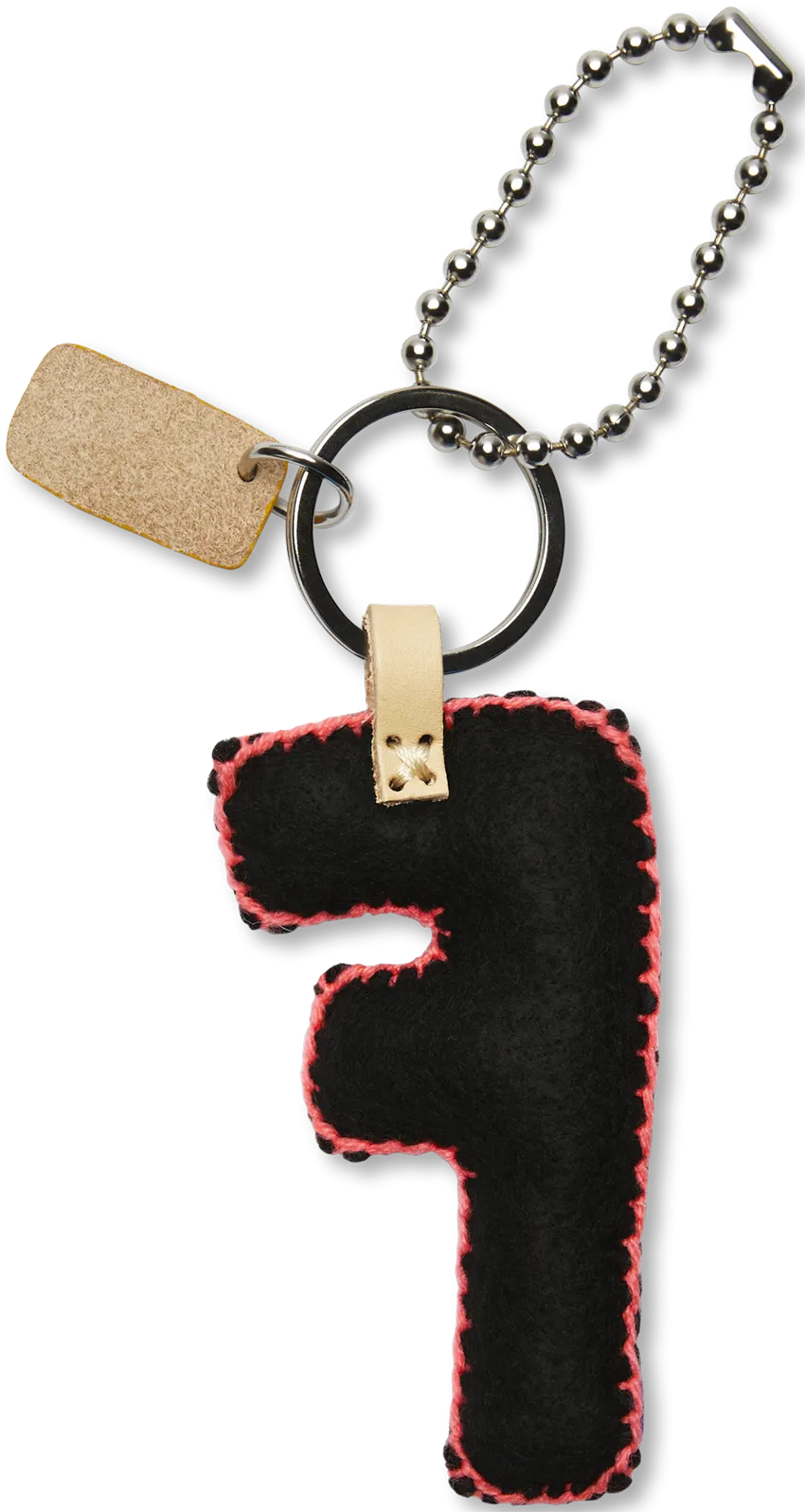 Black Felt Alphabet Charms