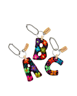 Black Felt Alphabet Charms