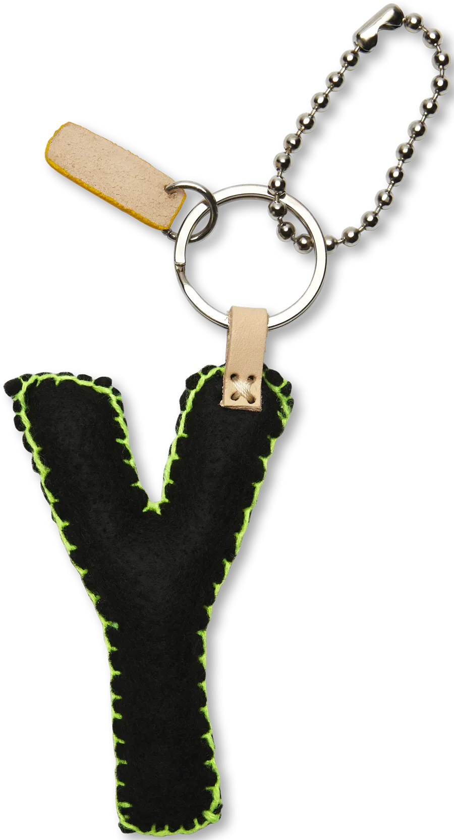 Black Felt Alphabet Charms