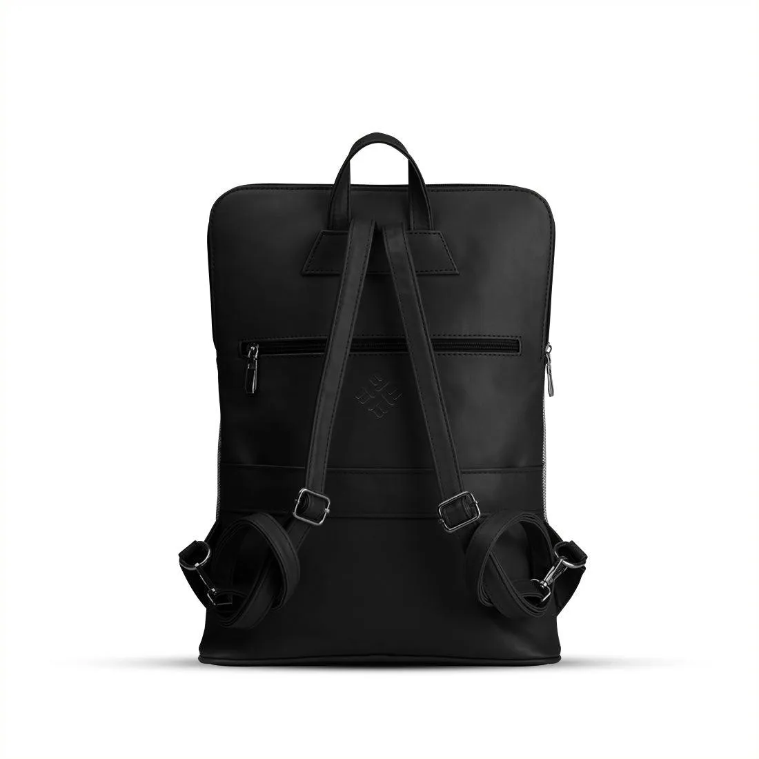 Black Orbit Laptop Backpack Flamingos & Arrows