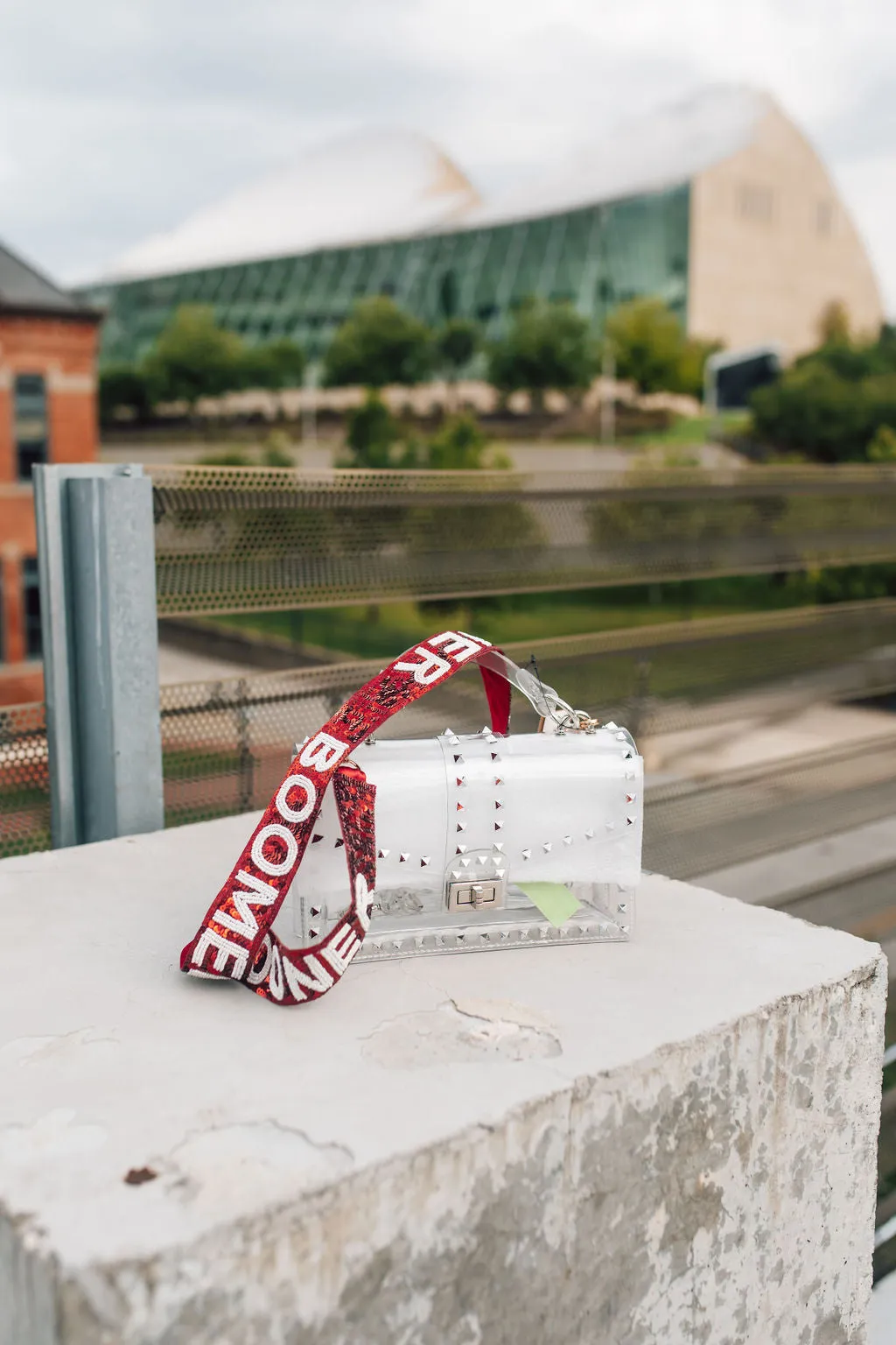 Boomer Sooner Sequin Bag Strap