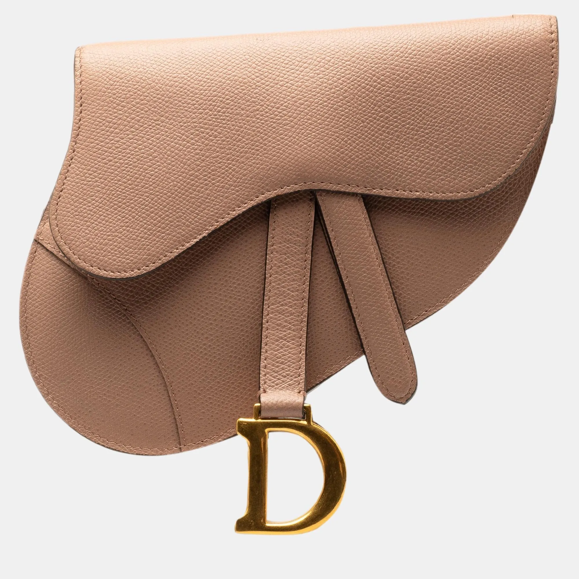 Brown Leather Saddle Belt Bag
