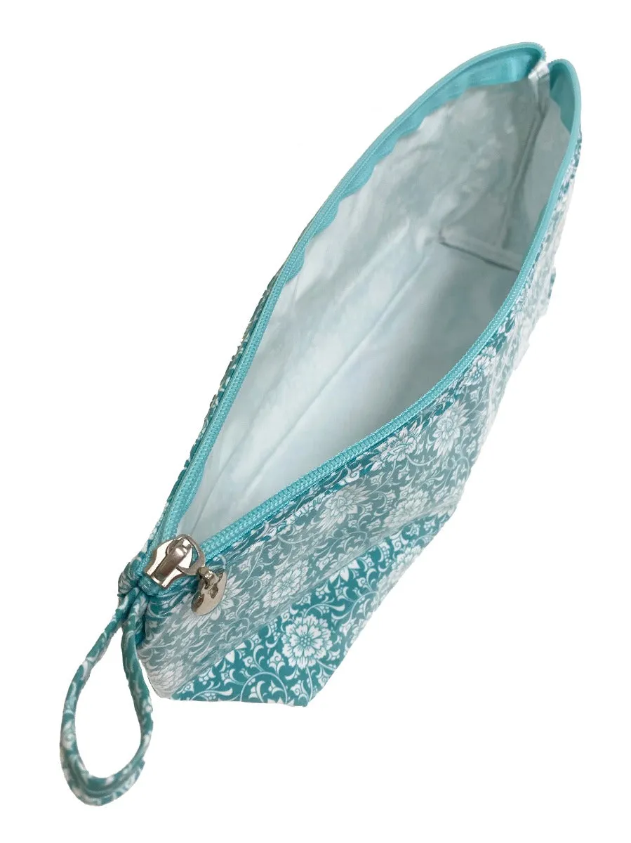 Brush Bag (Long), Gerbera (Aqua)