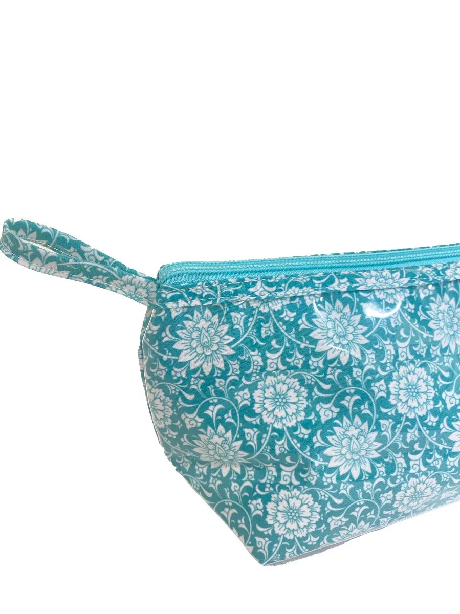 Brush Bag (Long), Gerbera (Aqua)