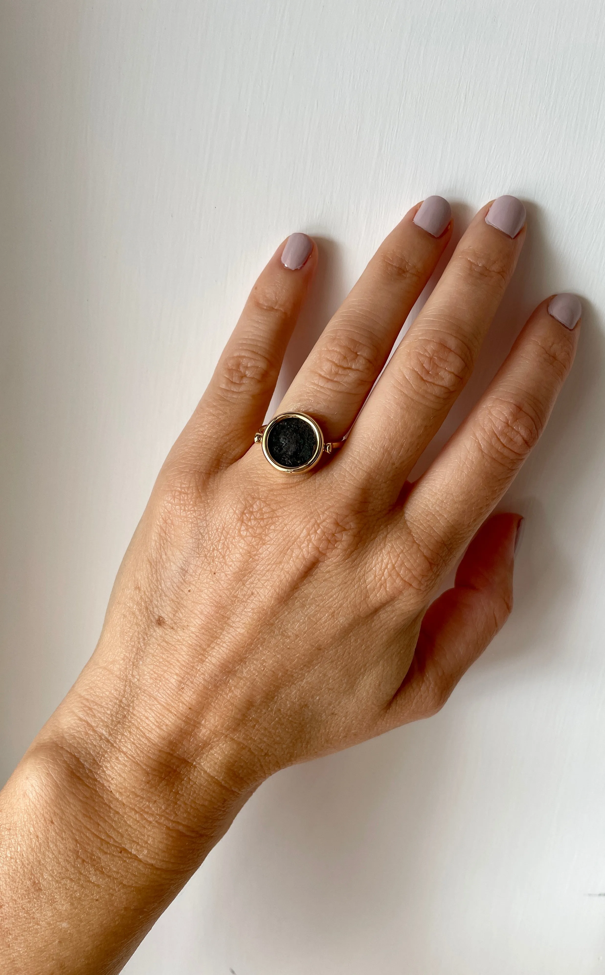 Bulgari Monete Ancient Coin Gold Flip Ring