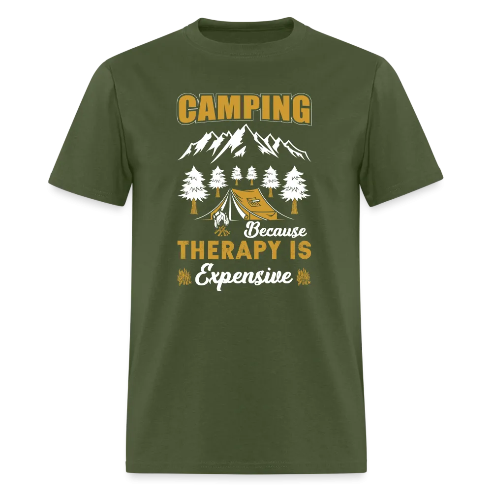 Camping Because Therapy is Expensive T-Shirt