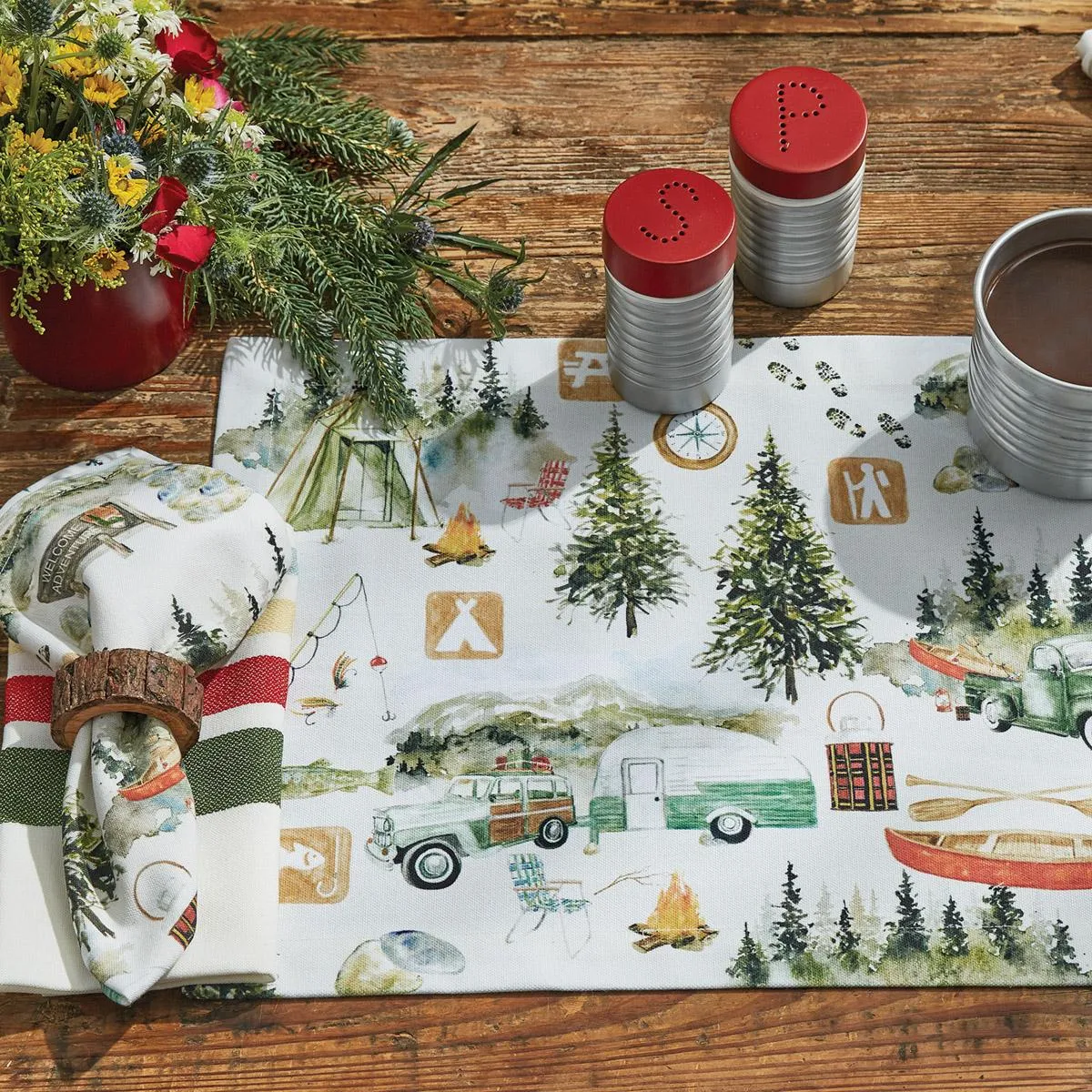 Camping Table Runner 54" L - Park Designs