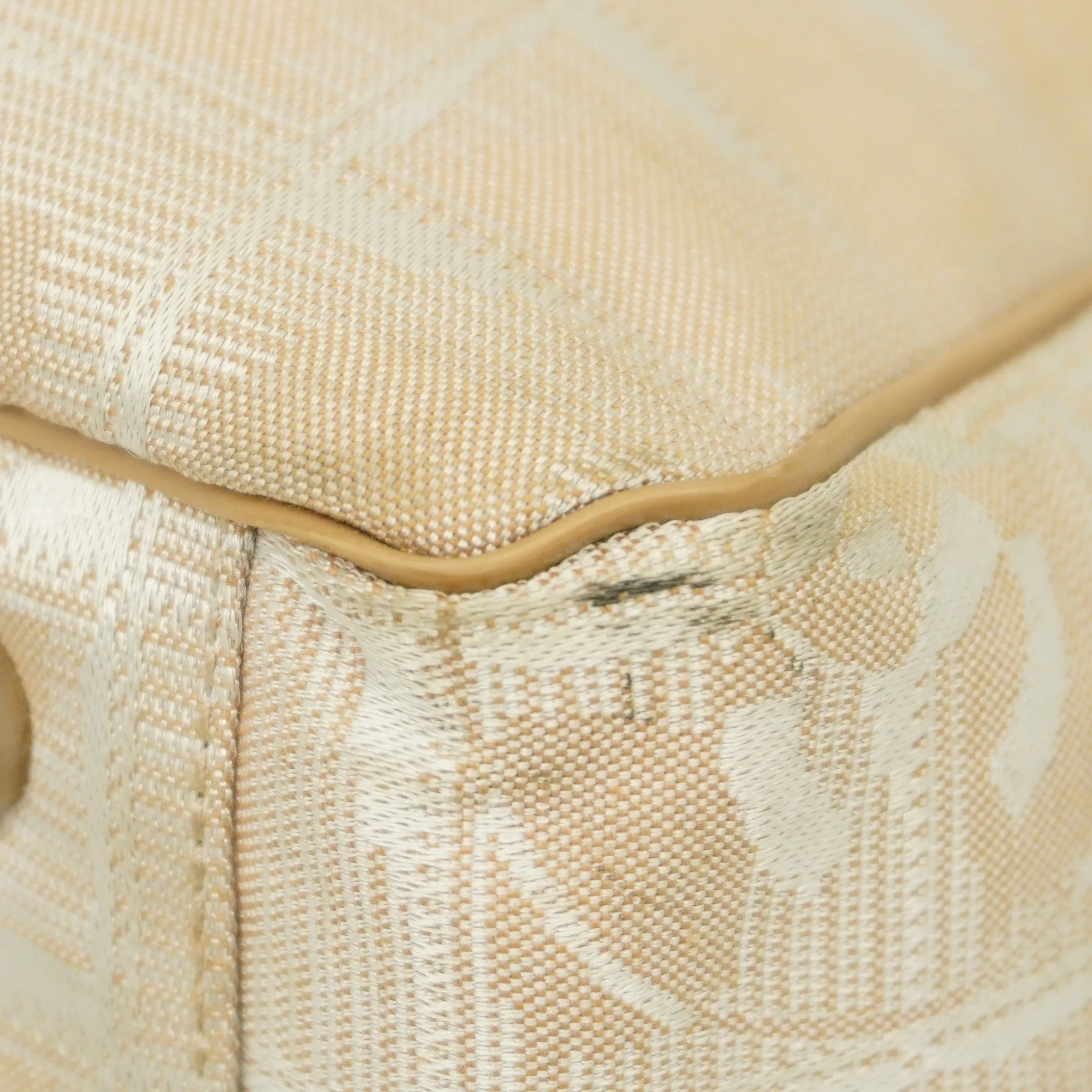 CHANEL   New Travel Line Women's Nylon Tote Bag Beige
