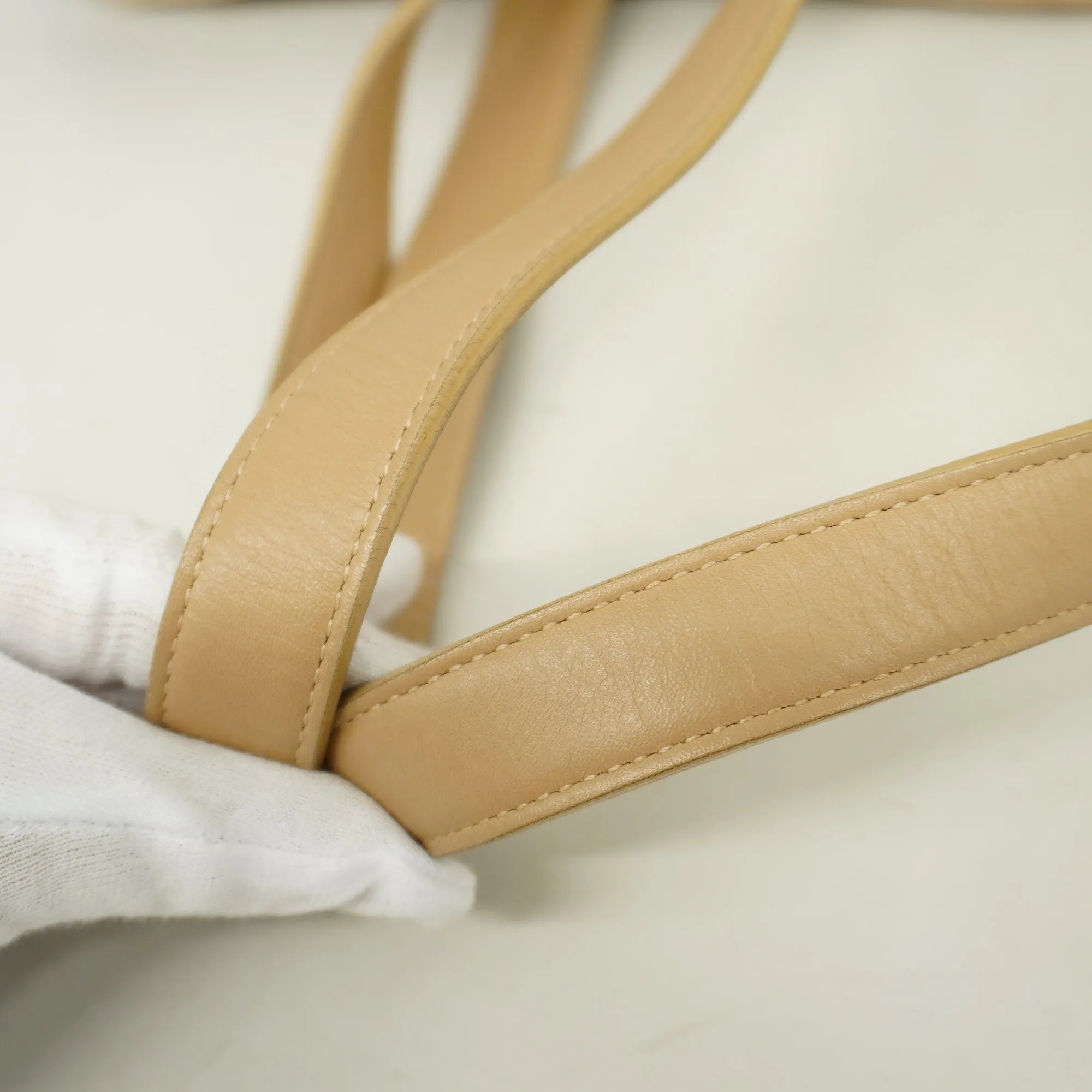 CHANEL   New Travel Line Women's Nylon Tote Bag Beige