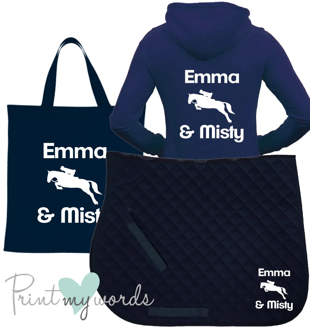 'Dolly' Children's Personalised Matching Equestrian Set - Jumping Design