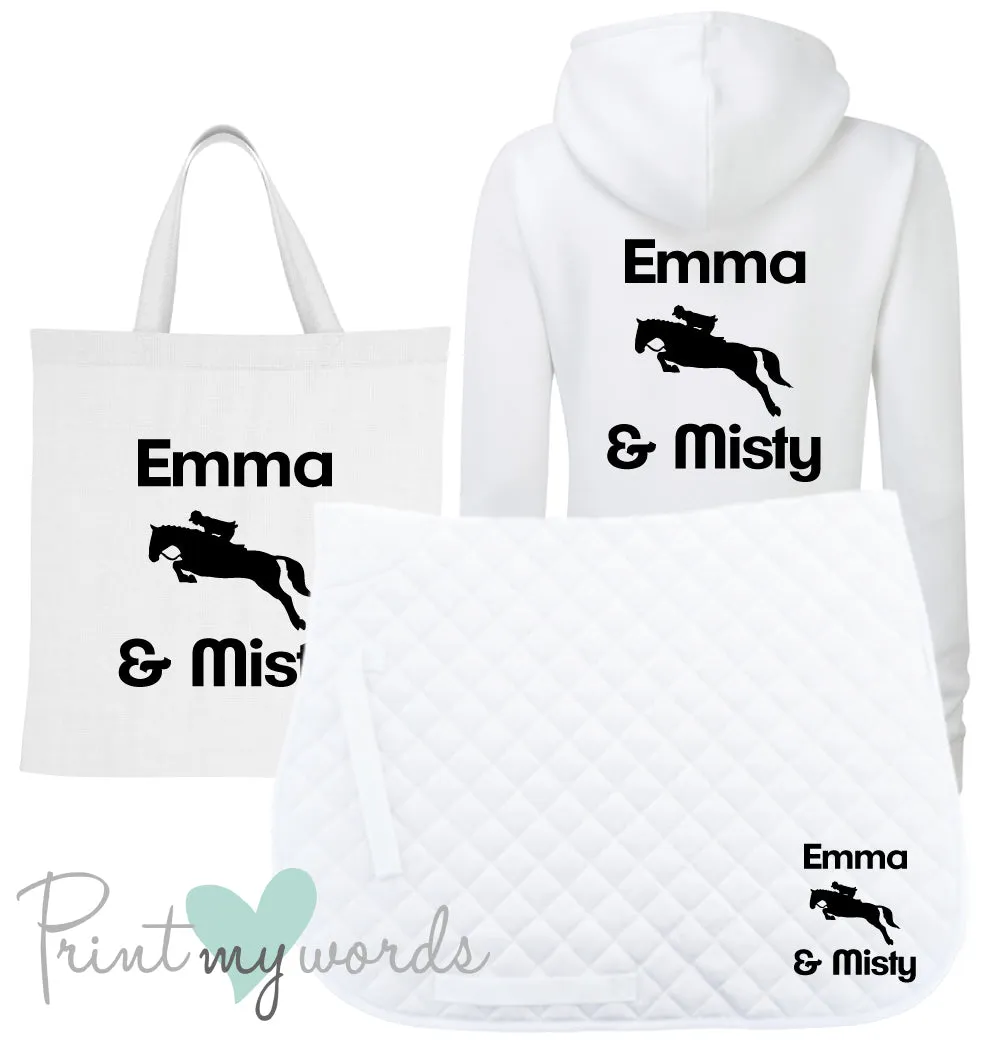 'Dolly' Children's Personalised Matching Equestrian Set - Jumping Design