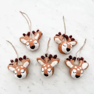 Felt Reindeer - Set of 5