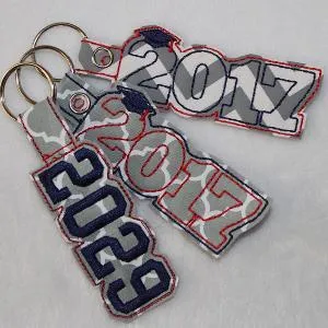 Graduation Year Keychain
