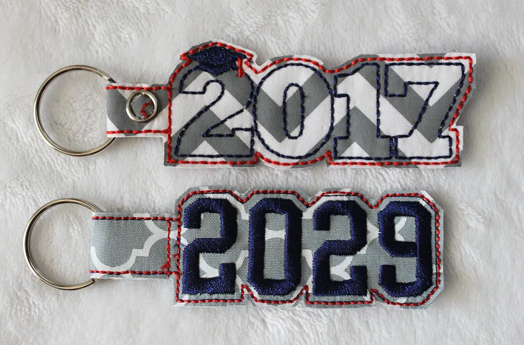 Graduation Year Keychain