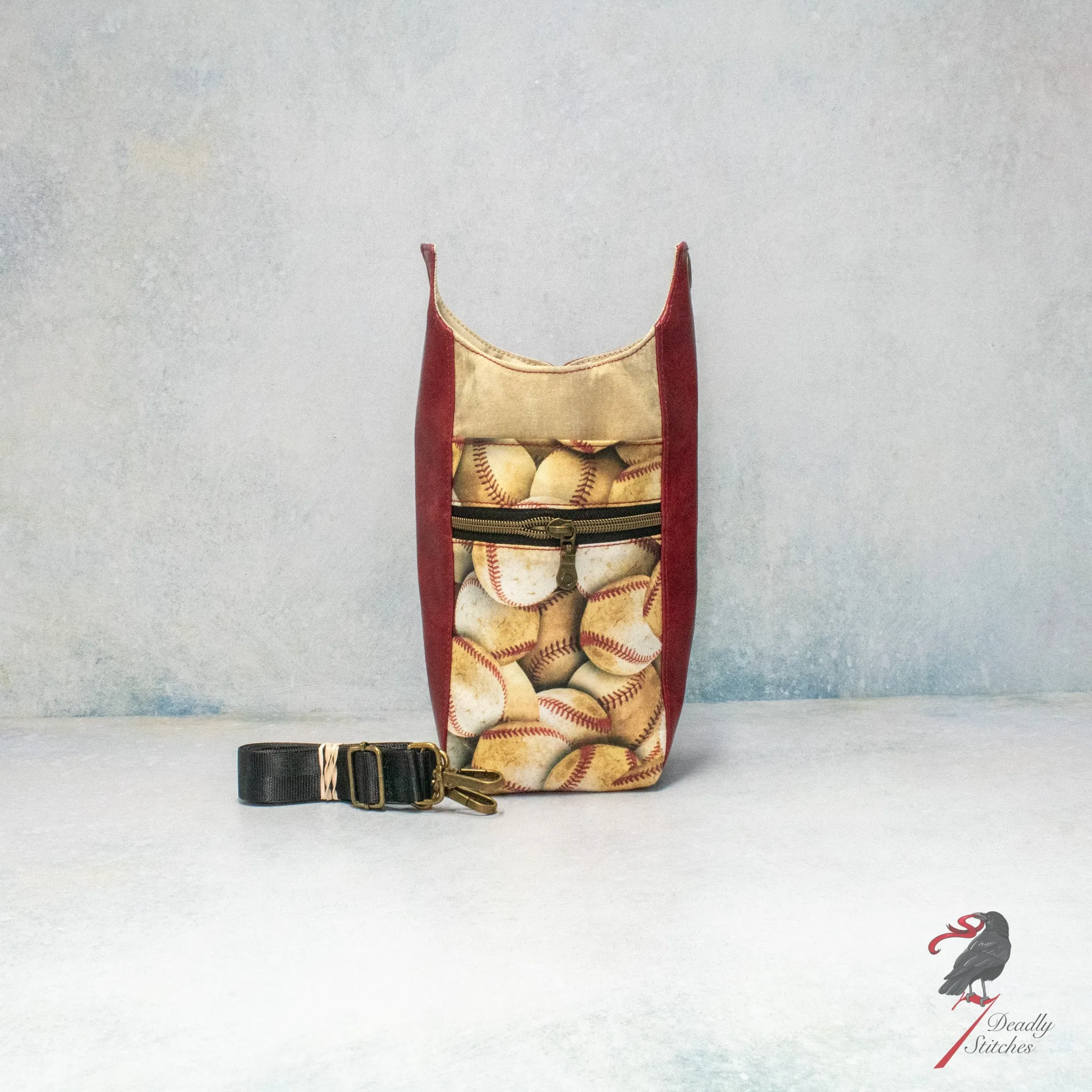 H2o2Go Bottle Bag - Baseballs