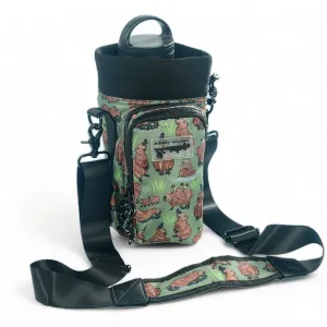 Happy Capy (Capybaras) Water Bottle Carrier