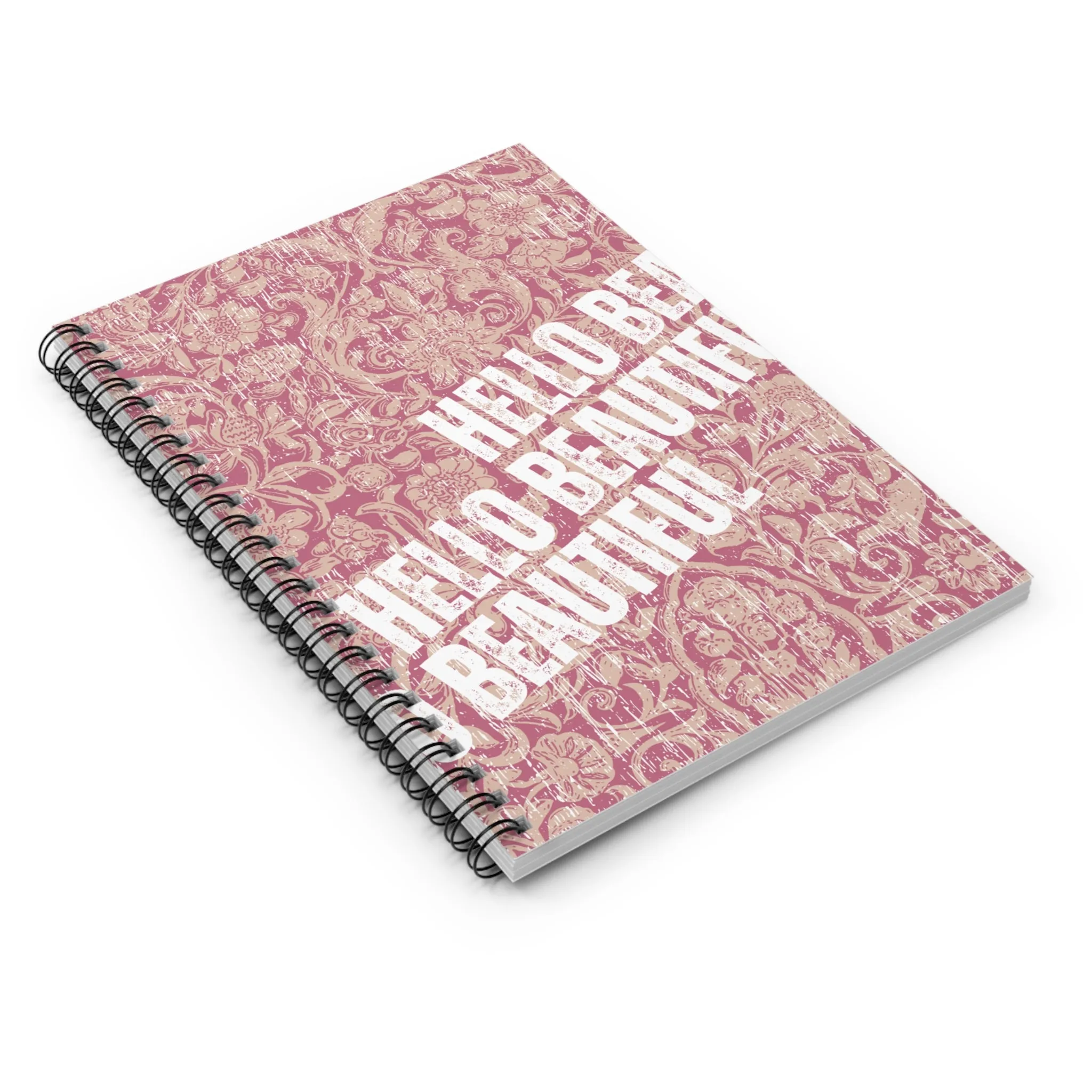 Hello Beautiful: Stylish Spiral Notebook for Positive Reflections and Creative Expression
