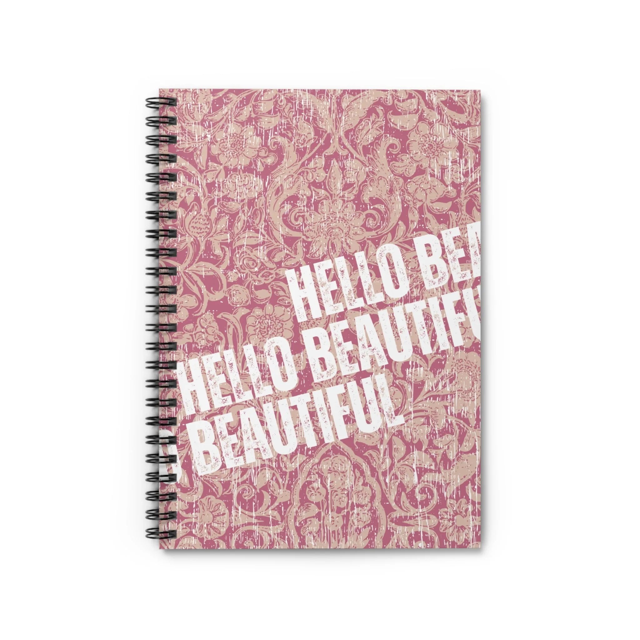 Hello Beautiful: Stylish Spiral Notebook for Positive Reflections and Creative Expression