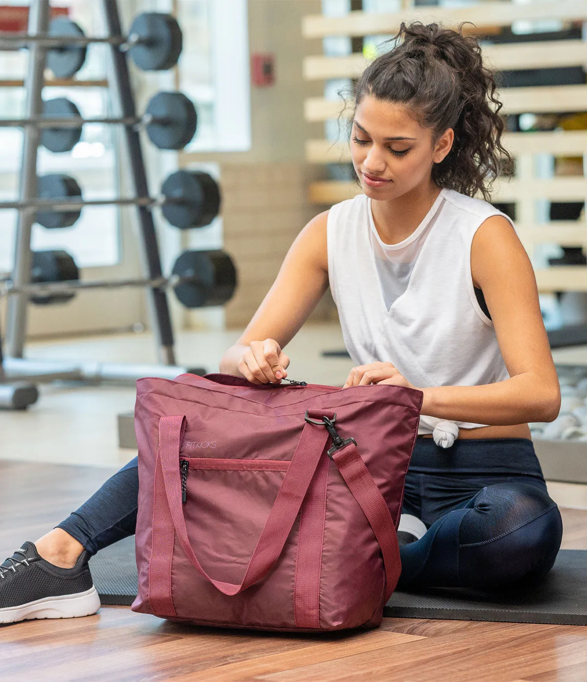 Hideaway Packable Duffel in Black