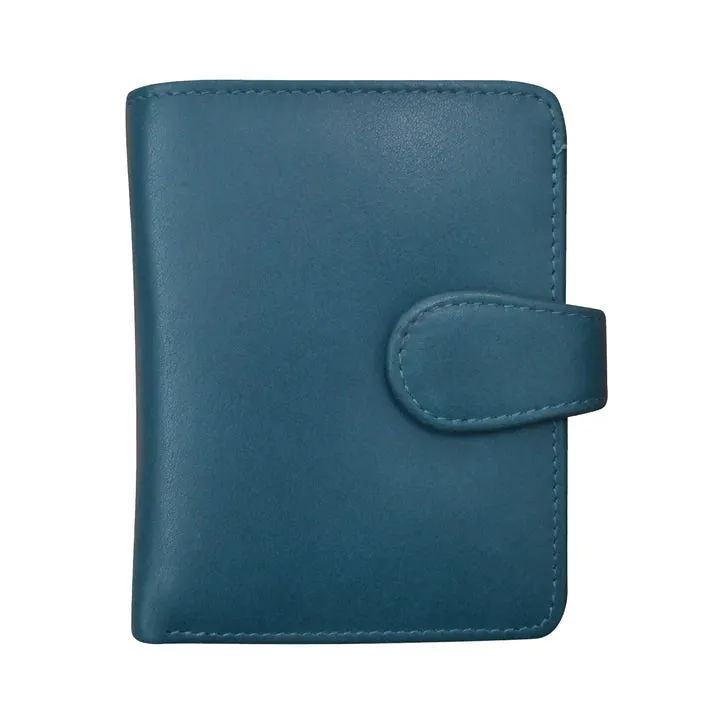 ili New York Leather RFID Small Euro Wallet- 7822