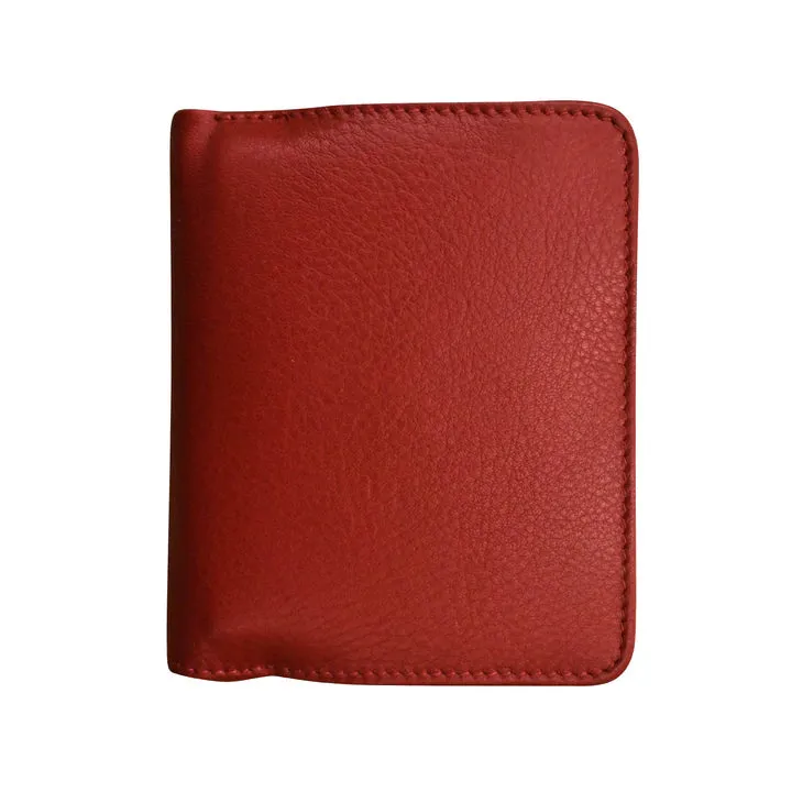 ili New York Leather RFID Small Euro Wallet- 7822