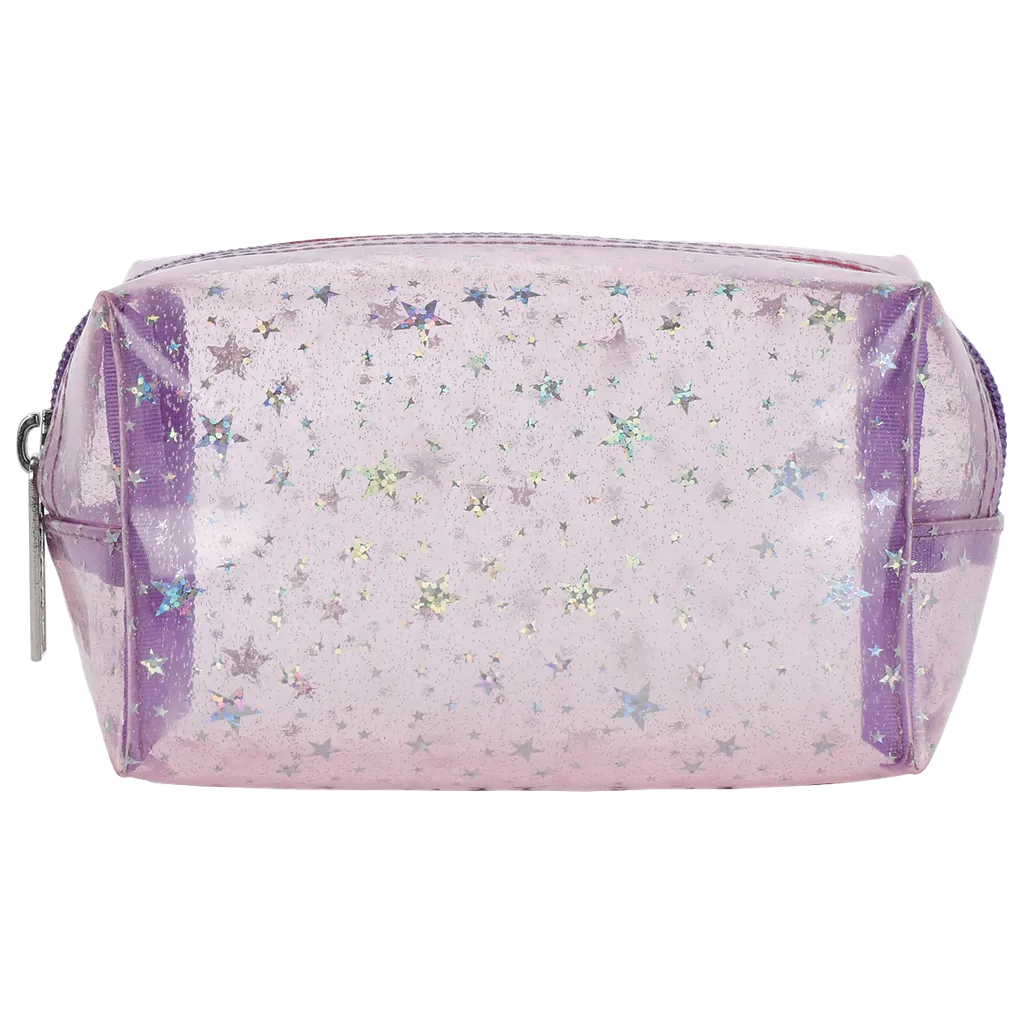 Iscream Color Block Clear Cosmetic Bag Set