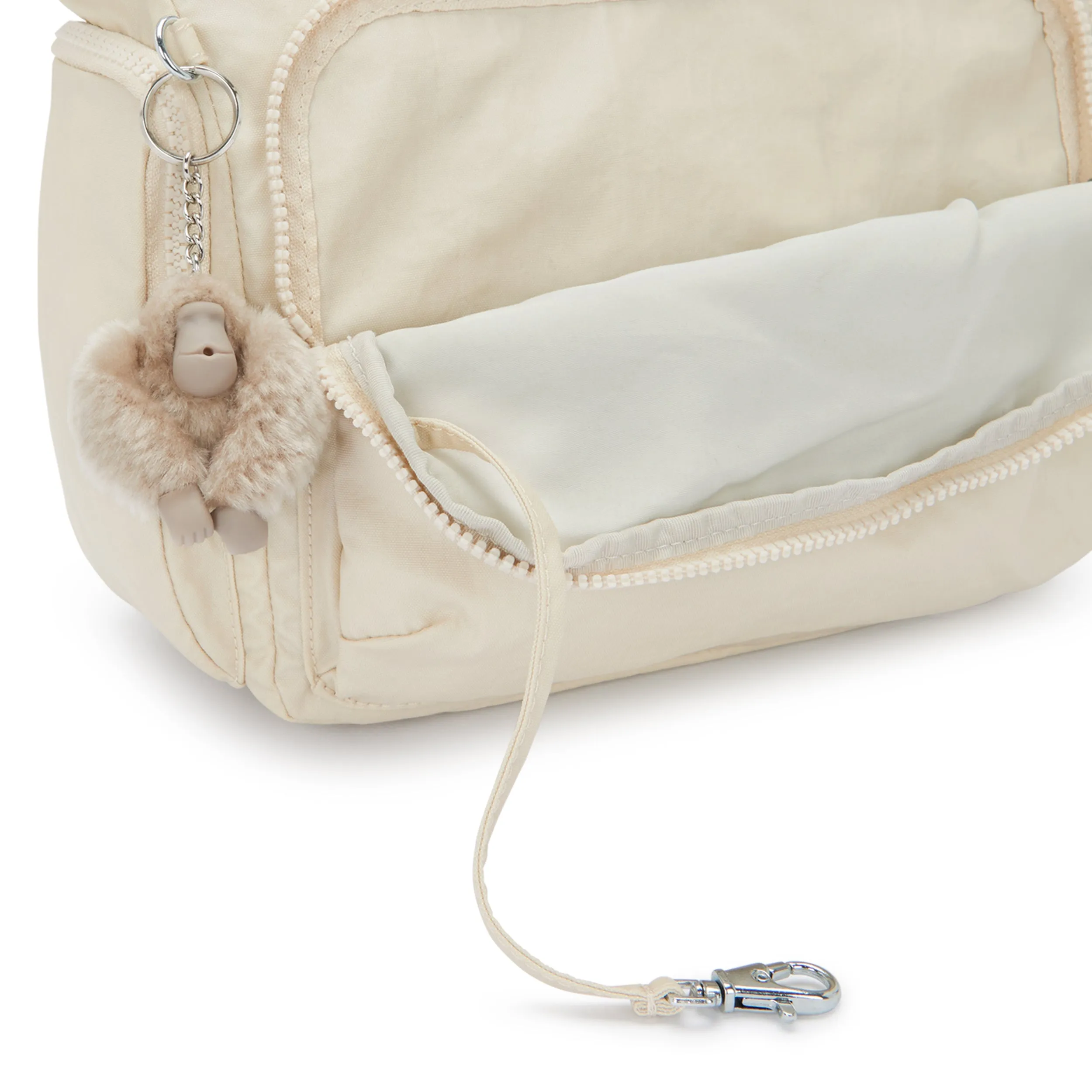 Kipling Gabb Beige Pearl Large Crossbody Bag C2I3945-3KA