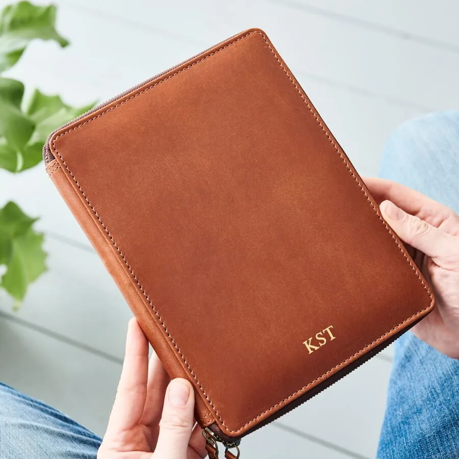 Leather iPad Travel Organiser