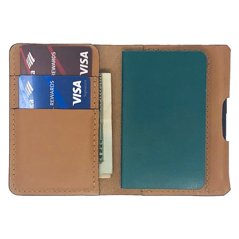Leather Wallet Notebook Combo with Pen