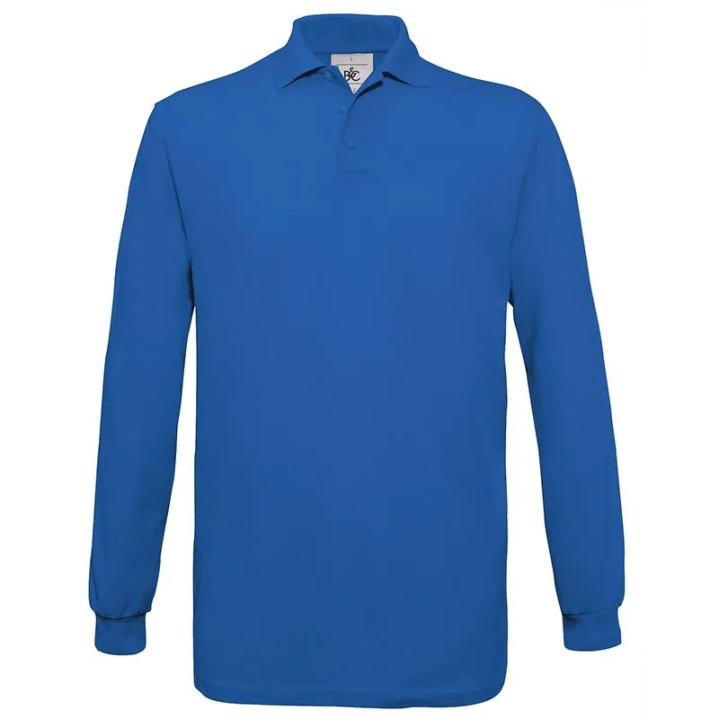 Long Sleeved Safran B&C Polo