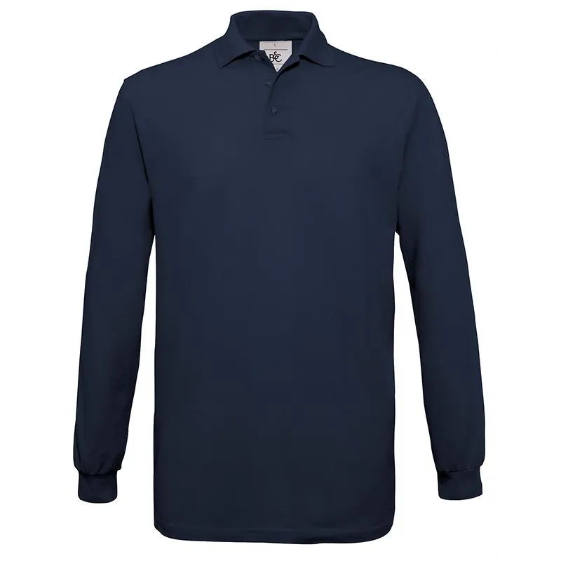 Long Sleeved Safran B&C Polo