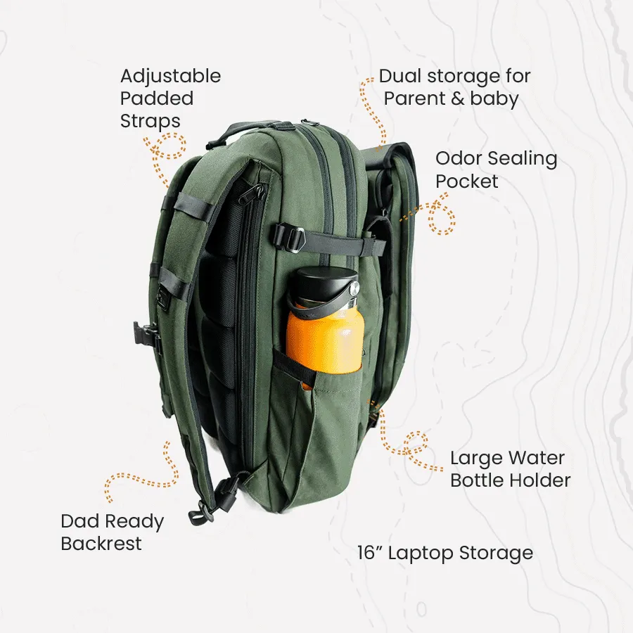 Milk x Whiskey - Adventure Diaper Bag