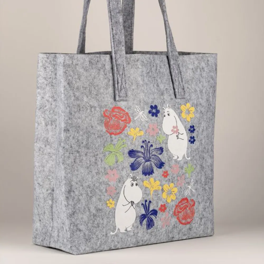 Muurla Moomin Flowers Tote Bag