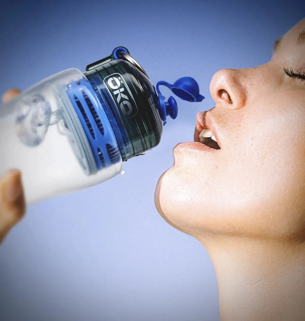 OKO H2O 1 Liter Level-2 Advanced Filtration Water Bottle