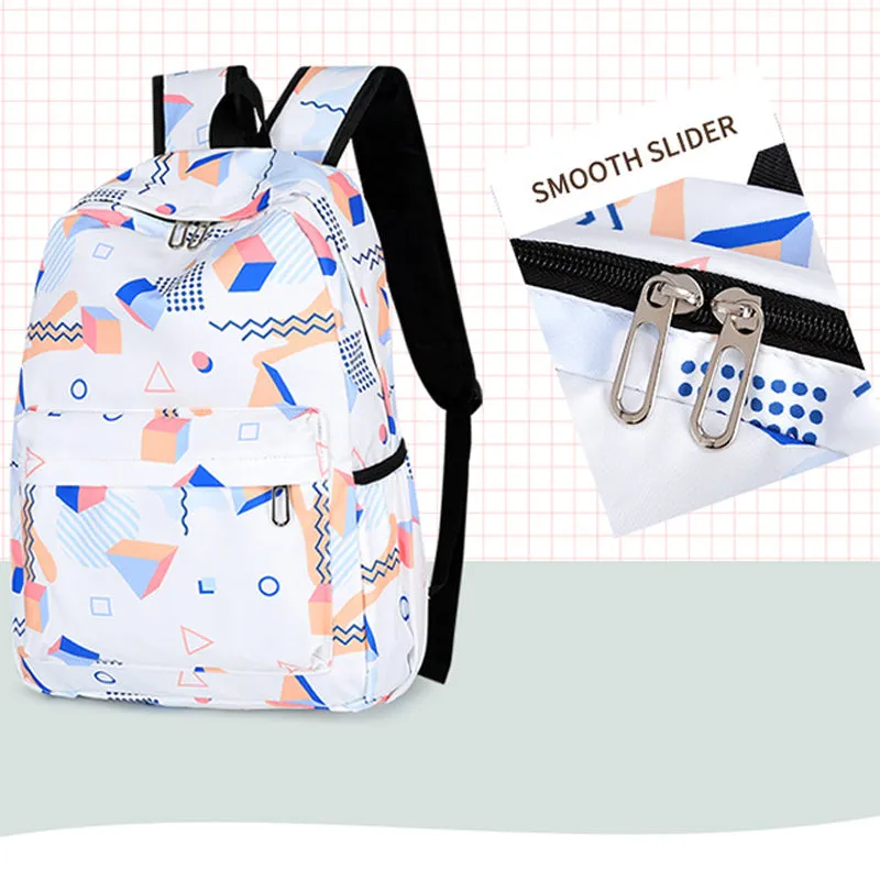 Printed Backpack For School Kids Matching Backpack And Lunch Box Sets
