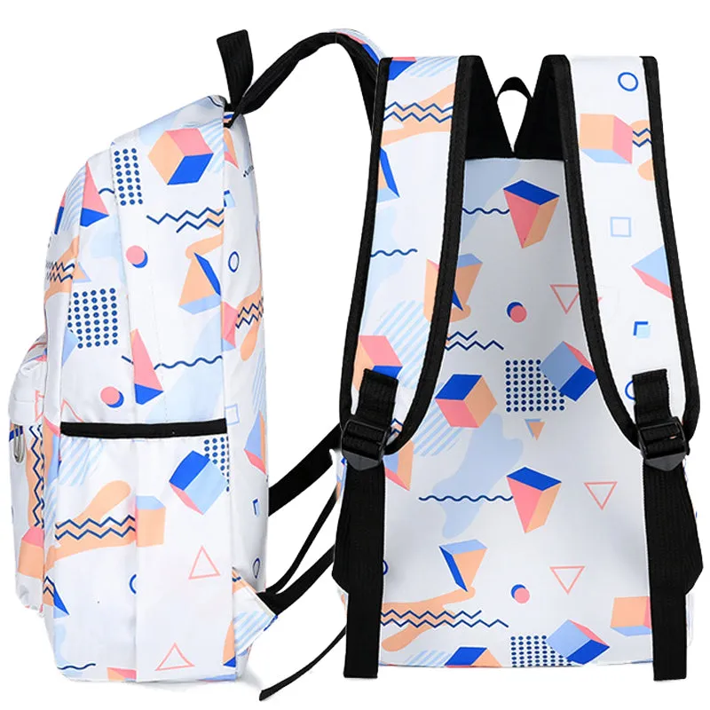 Printed Backpack For School Kids Matching Backpack And Lunch Box Sets
