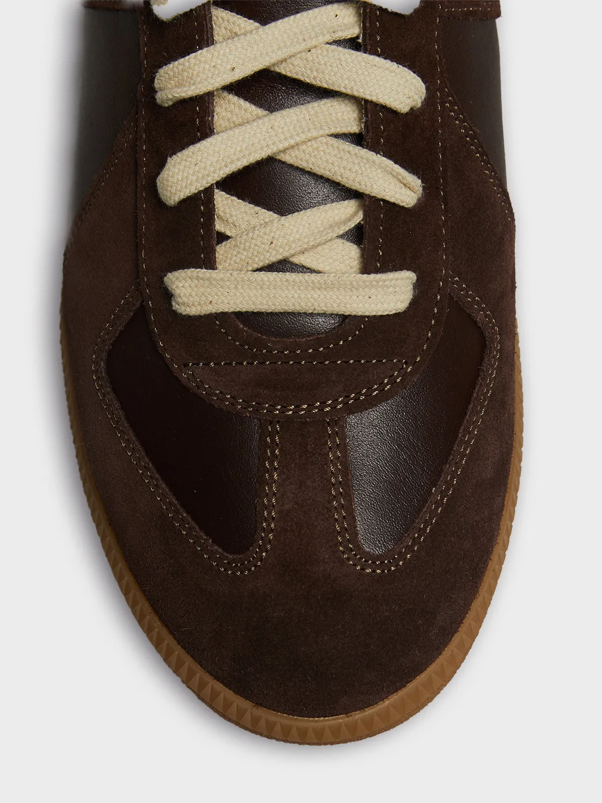 Replica Sneakers in Chic Brown