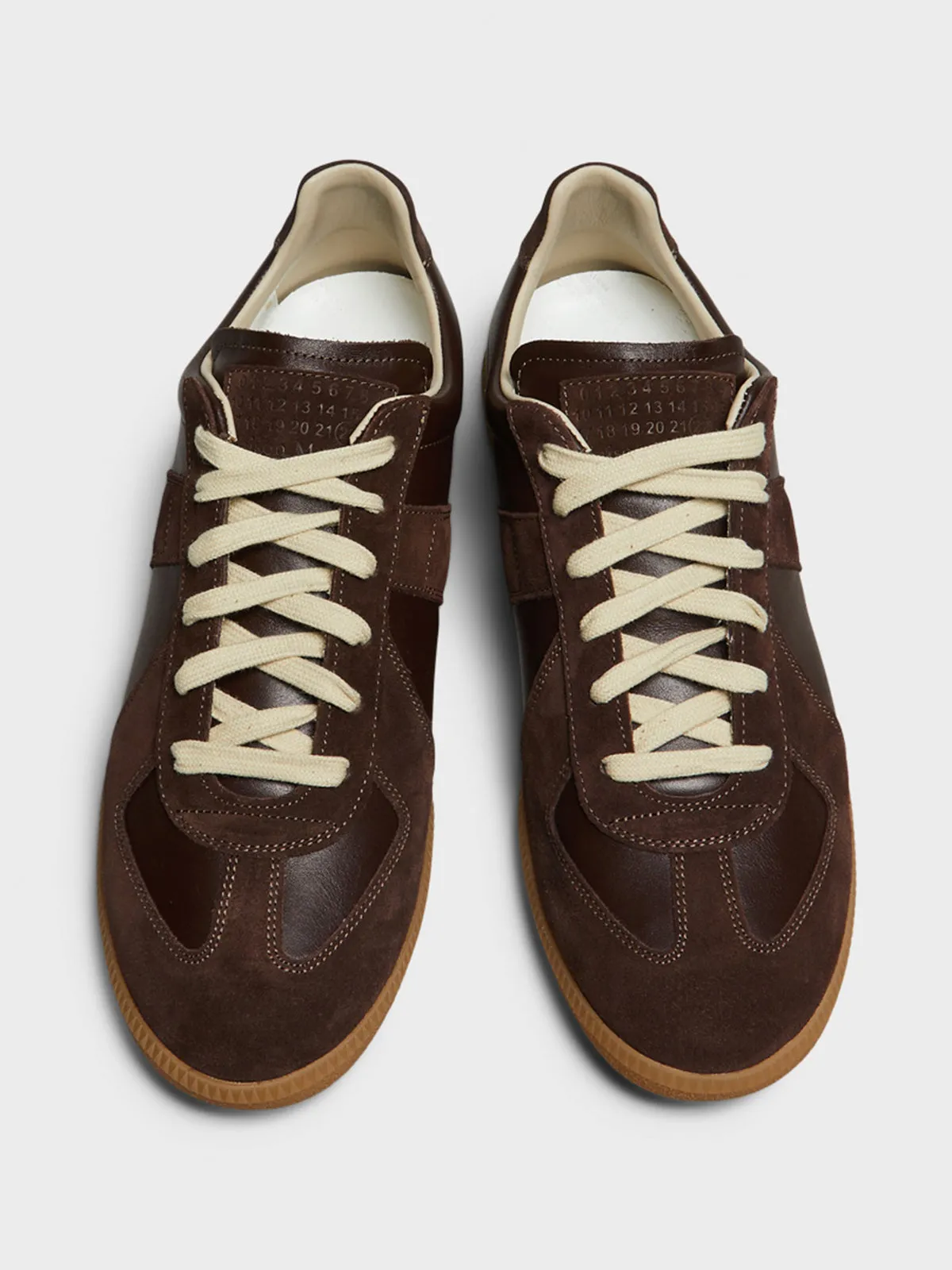 Replica Sneakers in Chic Brown